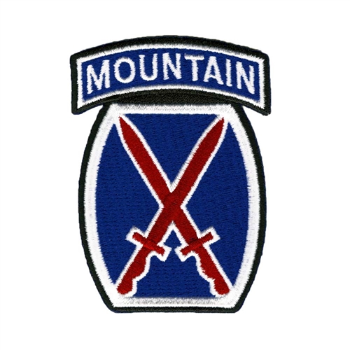 10th Mountain Division Logo Collector Patch