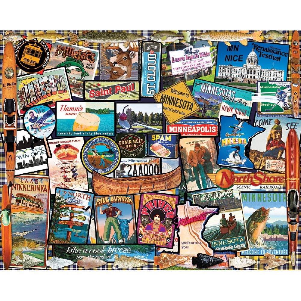 Jigsaw Puzzle I Love Minnesota, 1000 Pieces