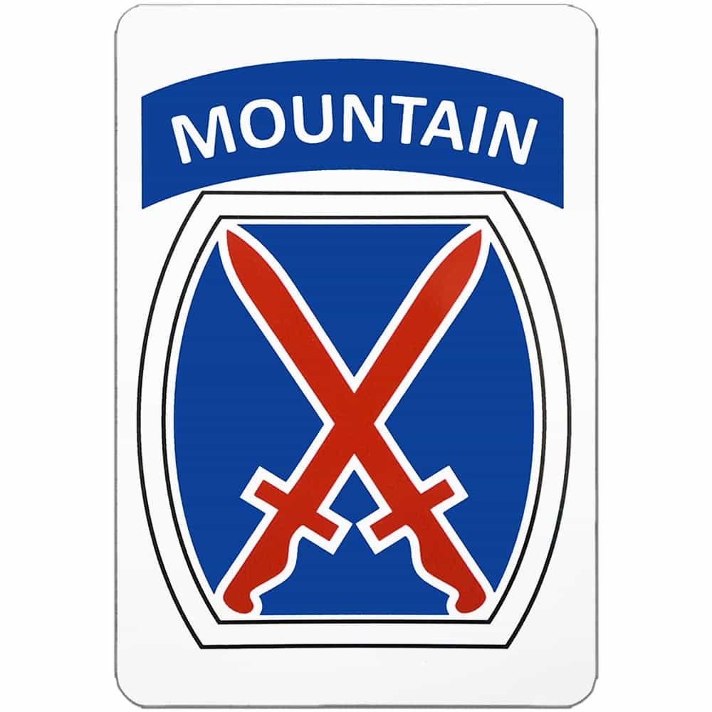 10th Mountain Division Logo Magnet